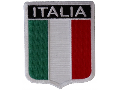 Italia Shield Patch | Embroidered Patches